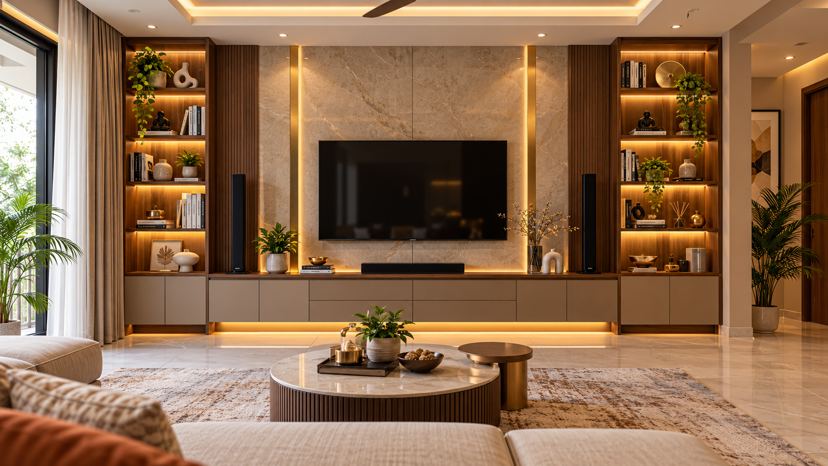 Modern TV unit interior design