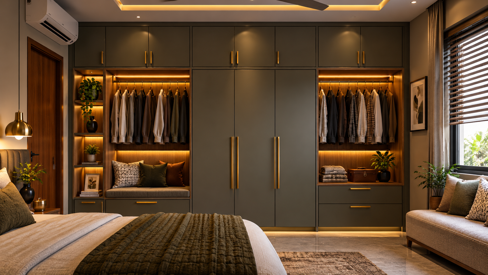 Modern wardrobe interior design
