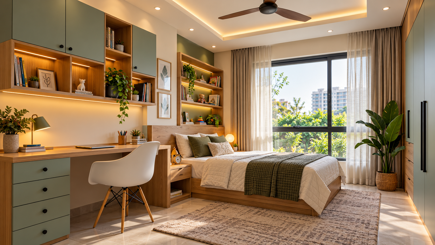 Modern bedroom interior design
