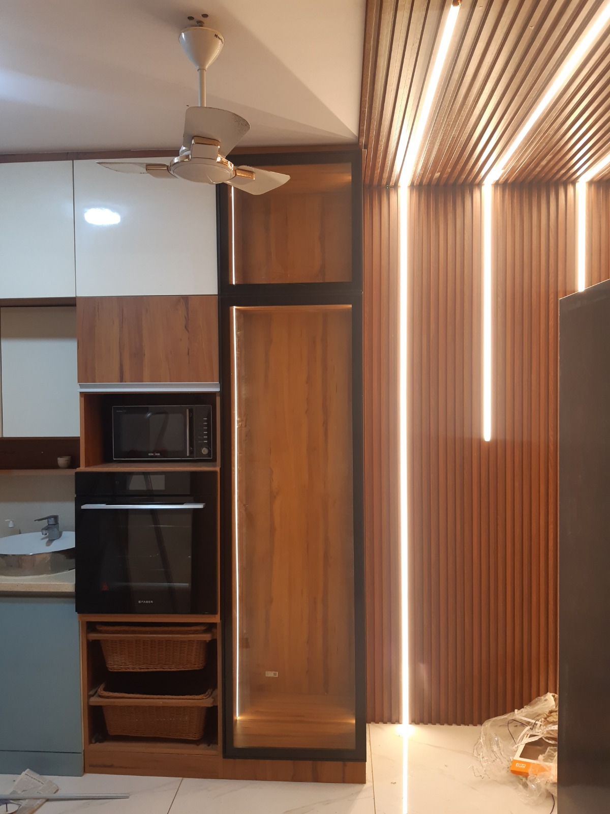 Decorative wall paneling project